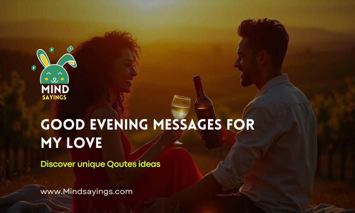 good evening messages for my love