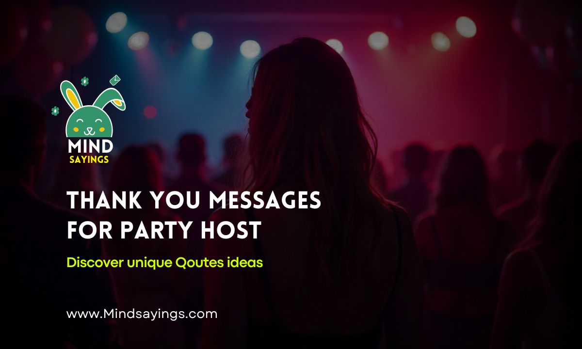 Best Thank You Messages for Party Host