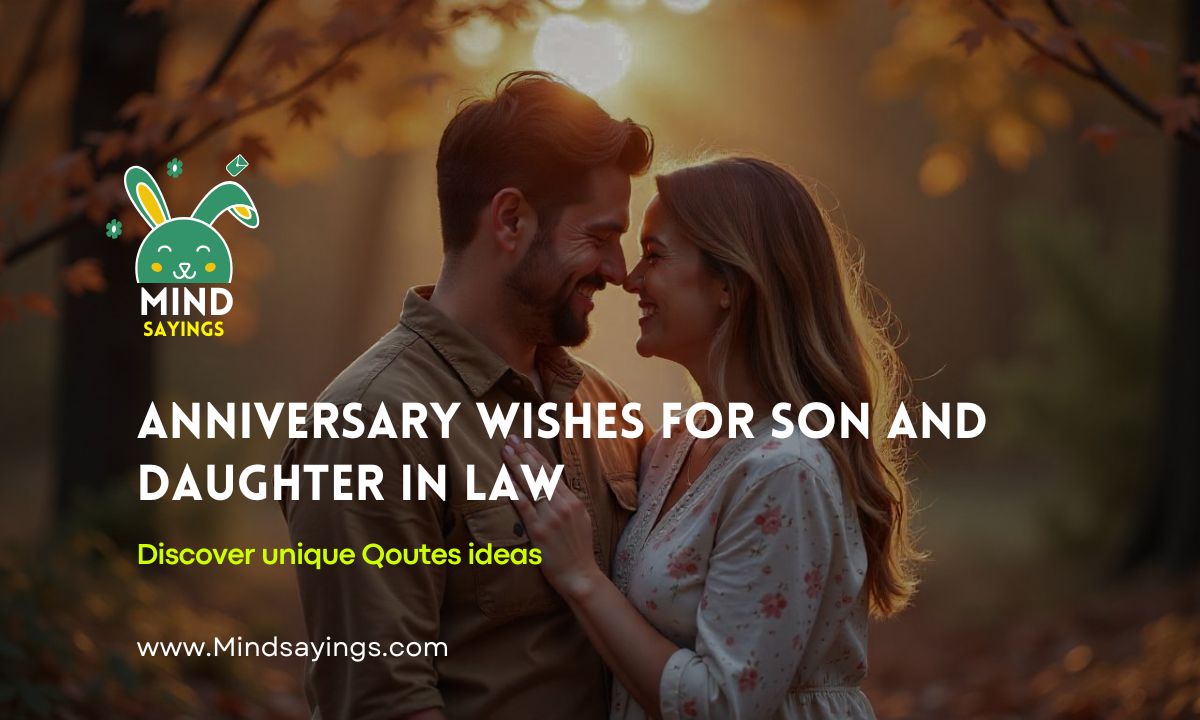 Anniversary Wishes for Son and Daughter-in-Law