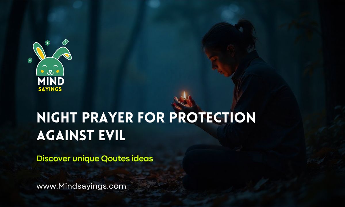 night prayer for protection against evil