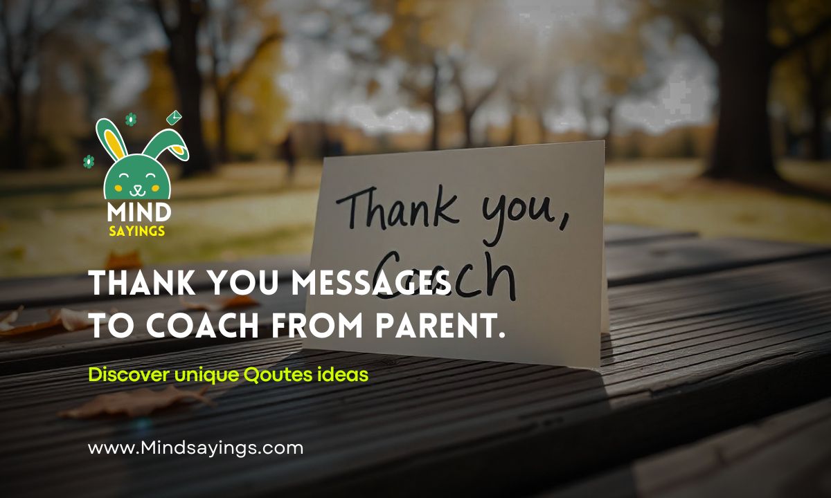 thank you messages to coach from parent