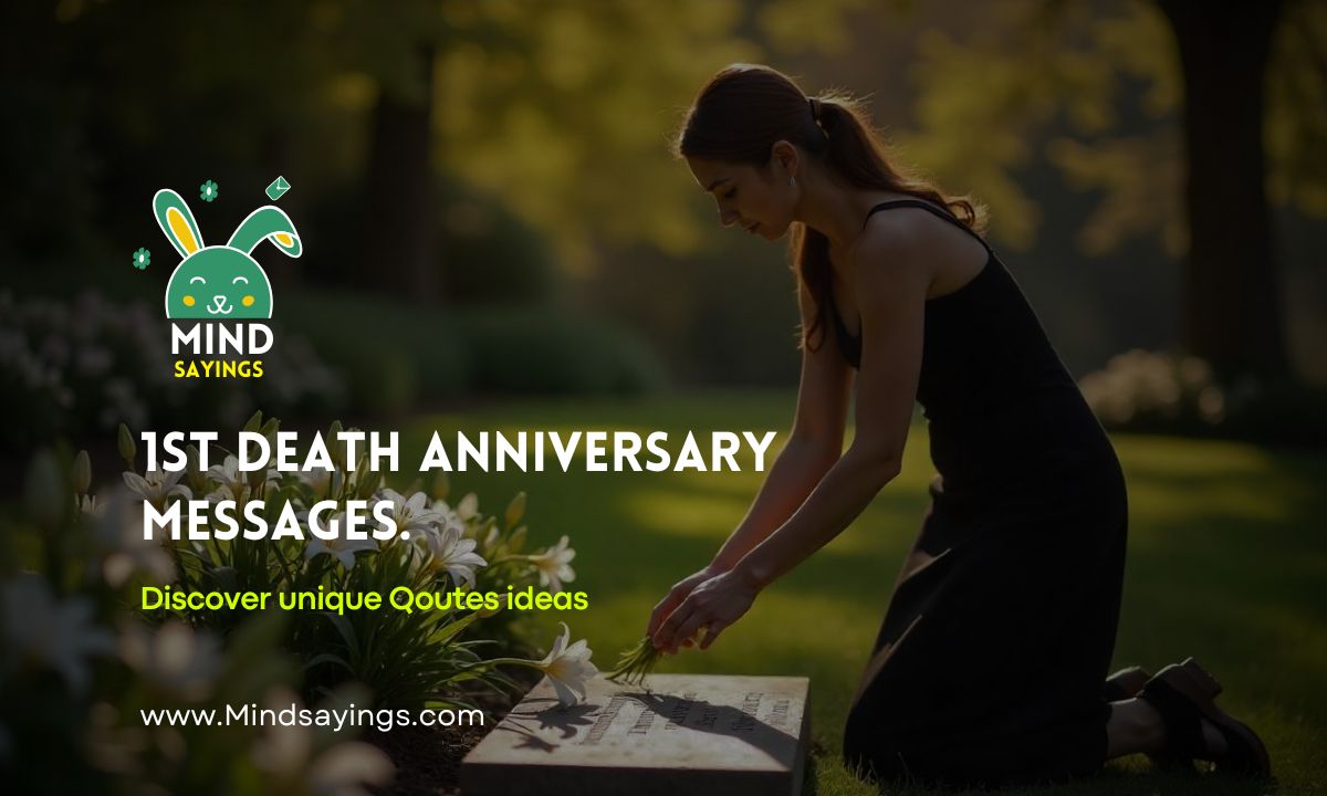 1st death anniversary messages