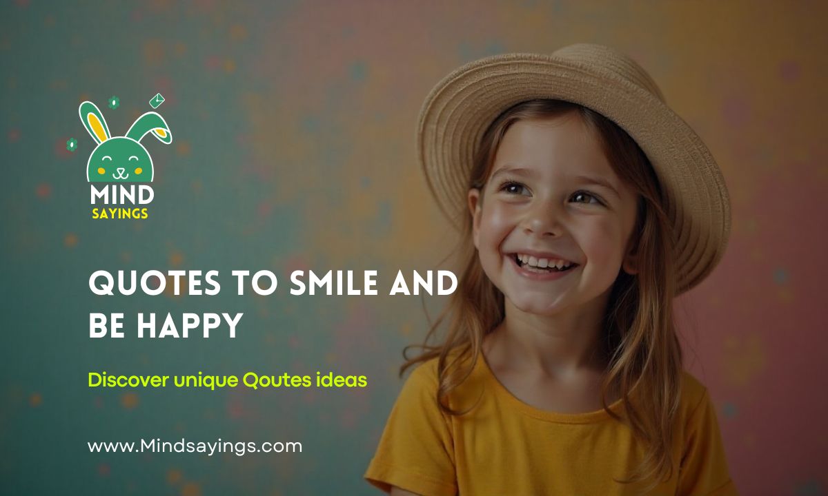 quotes to smile and be happy