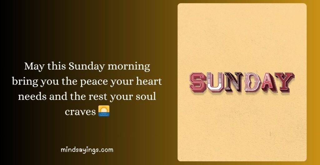 Sunday Blessings with Bible Verses