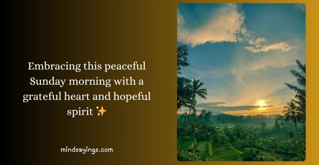 Sunday Blessings and Gratitude Quotes