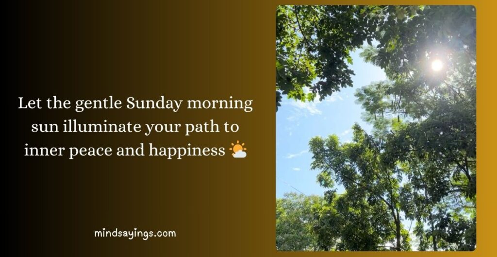 Sunday Blessings and Faith Messages