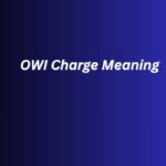 OWI Charge Meaning
