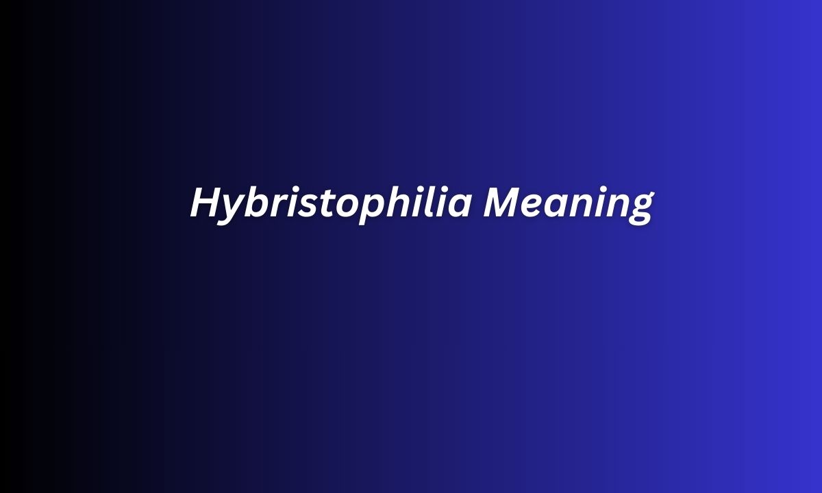 Hybristophilia Meaning
